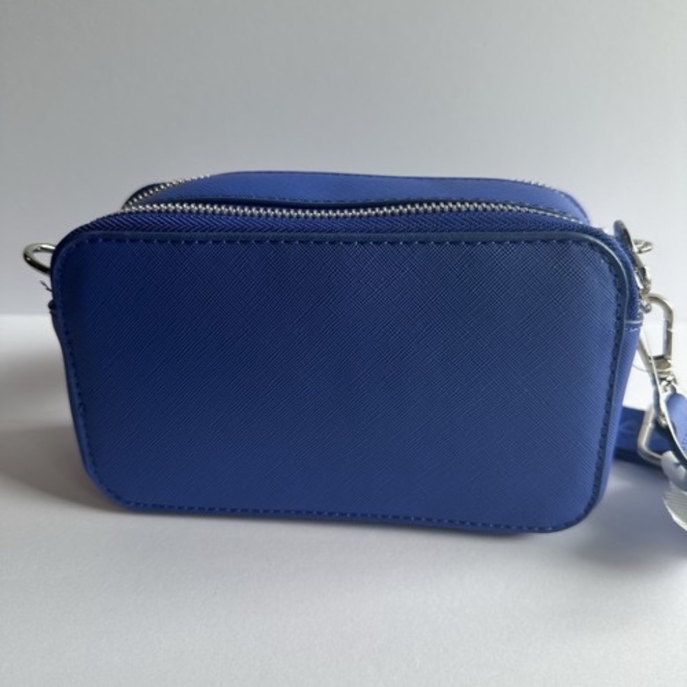 Valentino Orlandi Small Camera Crossbody Bag Electric Blue NWT - Picture 16 of 16